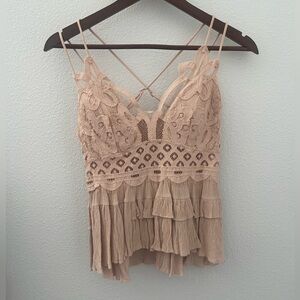 FP Inspired Lace Blush Tank